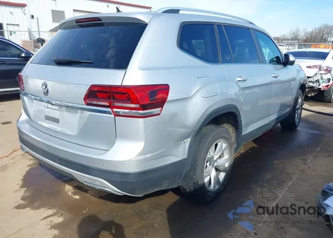 2019 Volkswagen Atlas 2.0T S from USA, damaged, VIN 1V2AP2CA0KC595304